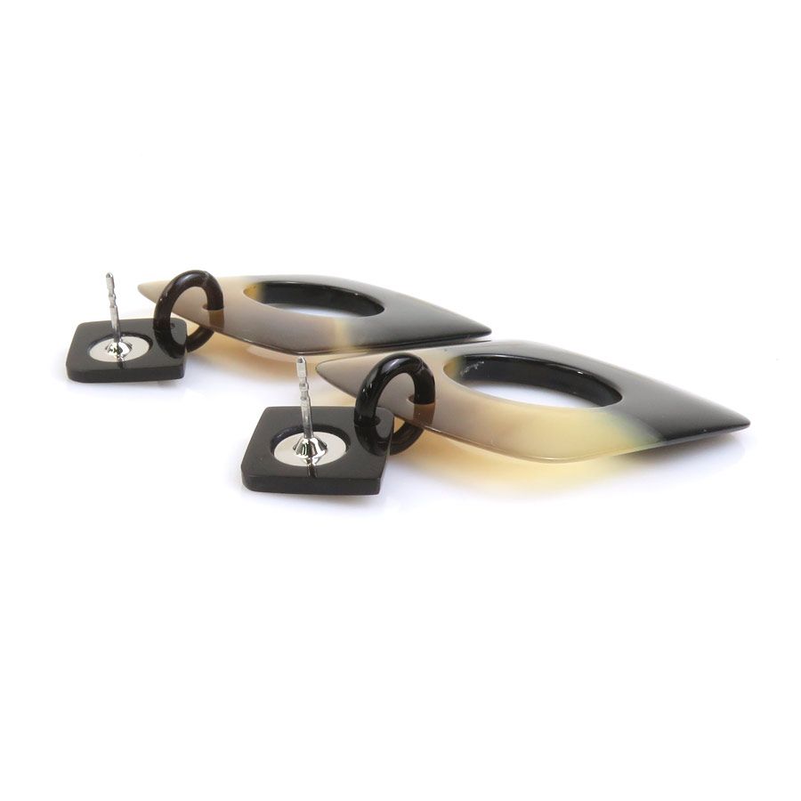 Hermes Earrings Brown — view 7