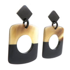 Hermes Earrings Brown — view 2