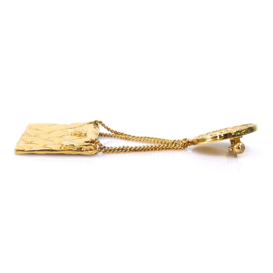 Chanel Brooch Gold — view 3