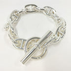 Hermes Chaine D'ancre Bracelet TGM Silver