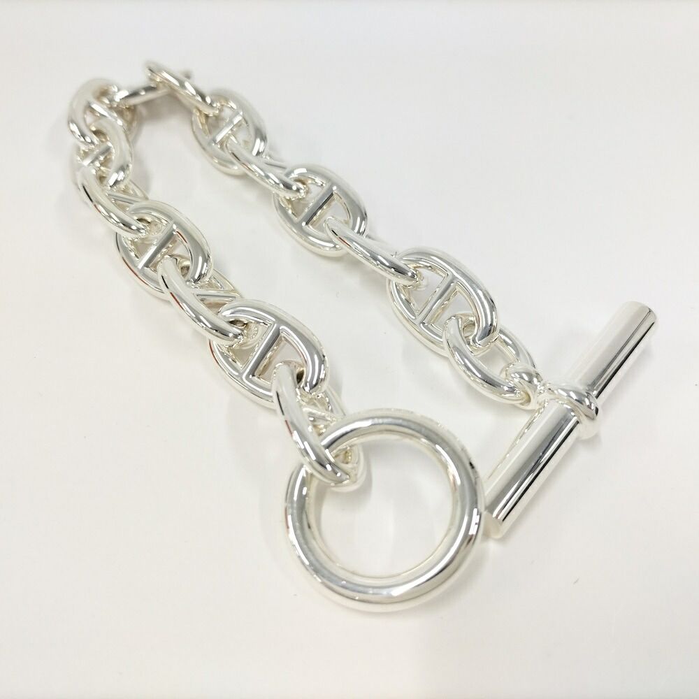 Hermes Chaine D'ancre Bracelet TGM Silver — view 2