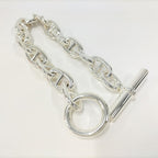 Hermes Chaine D'ancre Bracelet TGM Silver — view 2