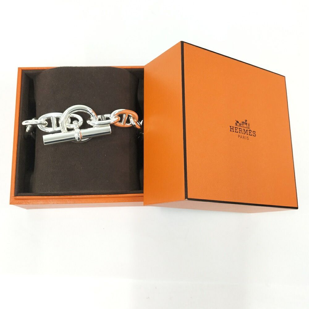 Hermes Chaine D'ancre Bracelet TGM Silver — view 7