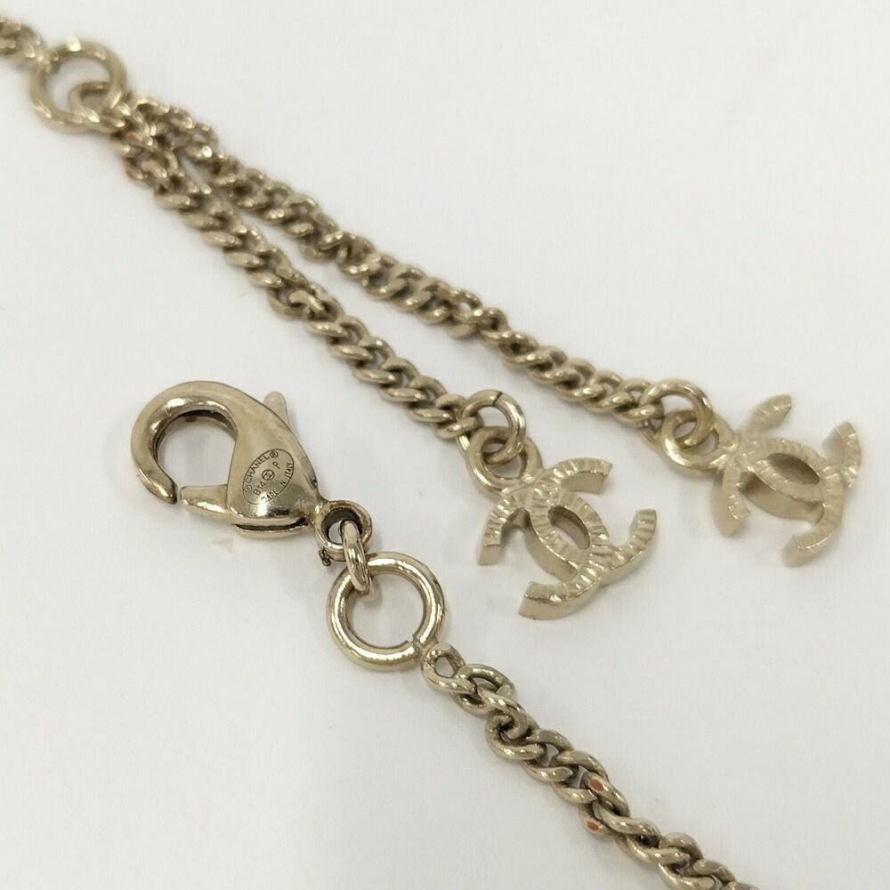 Chanel Necklace CC Logo CC Plated Gold — view 6