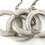 Chanel Swing Earrings CC Logo Rhinestone 18 — view 7