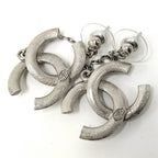 Chanel Swing Earrings CC Logo Rhinestone 18 — view 6