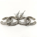 Chanel Swing Earrings CC Logo Rhinestone 18 — view 5