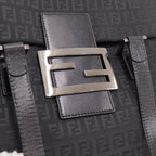 Fendi Shoulder Bag Canvas Black — view 5