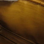 Gucci Vintage Clutch Canvas Leather GG Pattern Sherry Line Black Beige — view 8