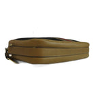 Gucci Vintage Clutch Canvas Leather GG Pattern Sherry Line Black Beige — view 6