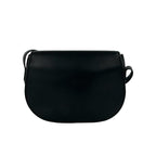 Dior Vintage CD Logo Leather Shoulder Bag Pochette Black — view 3