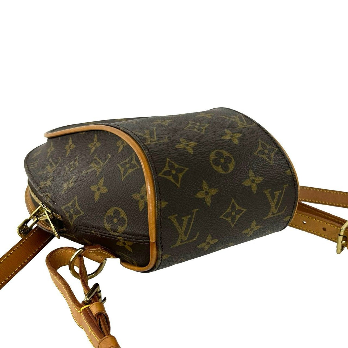 Louis Vuitton Ellipse Sac a Dos Monogram Leather Backpack Brown — view 7