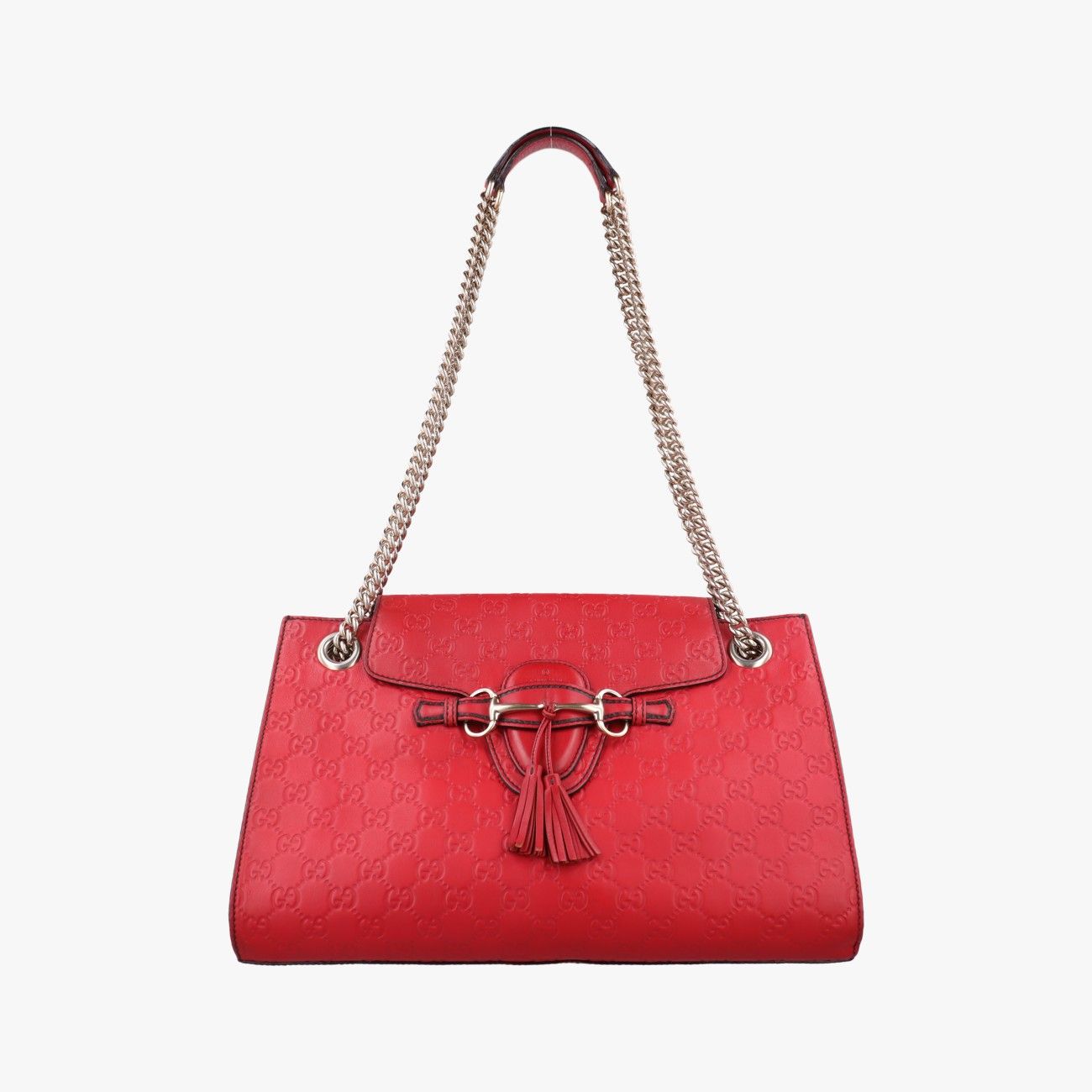 Gucci Emily Red Leather