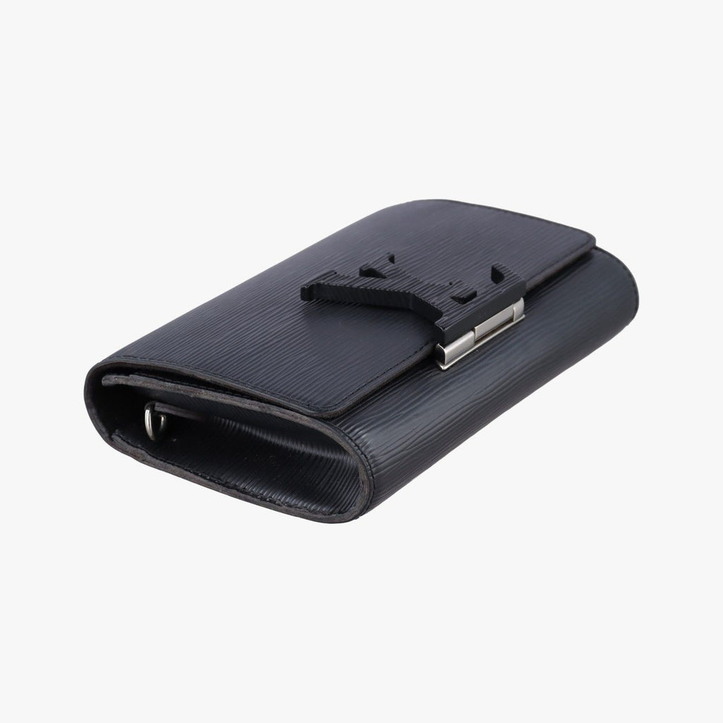 Louis Vuitton Pochette Louise PM Noir Epi Pouch — view 5