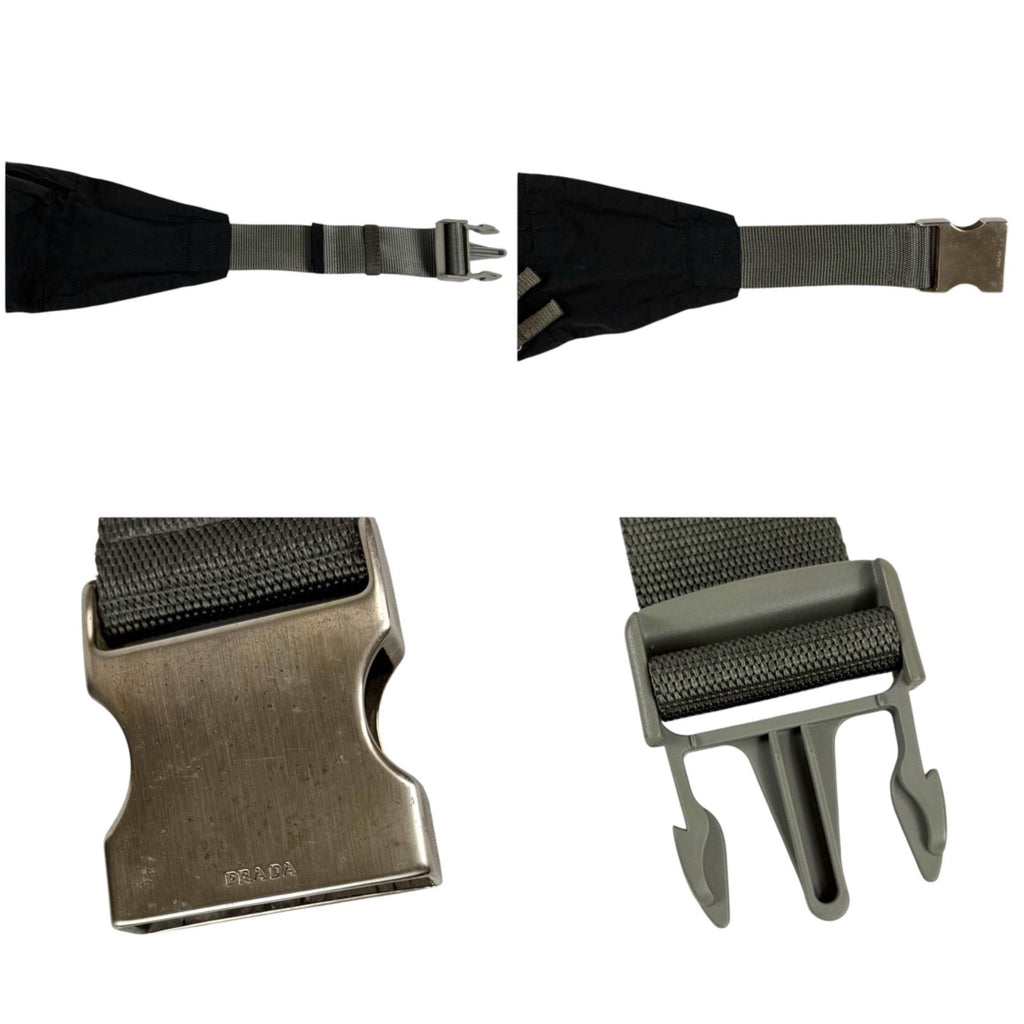 Prada Sports Tessuto Nylon Belt Bag Black Archive — view 7