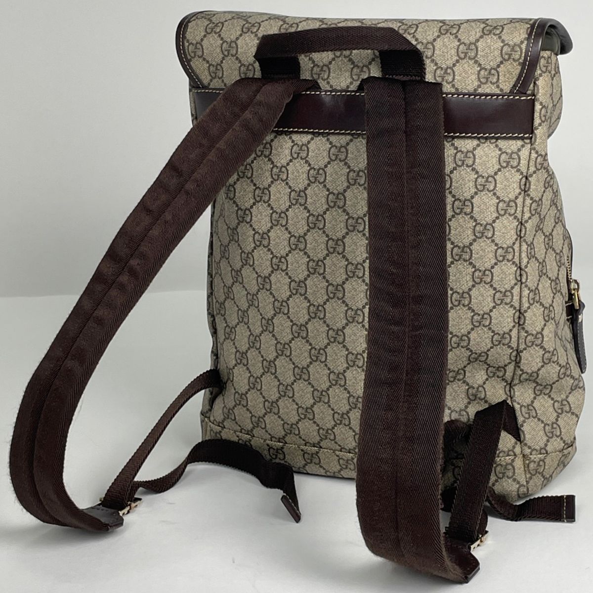 Gucci Backpack GG Pattern Beige Brown — view 2