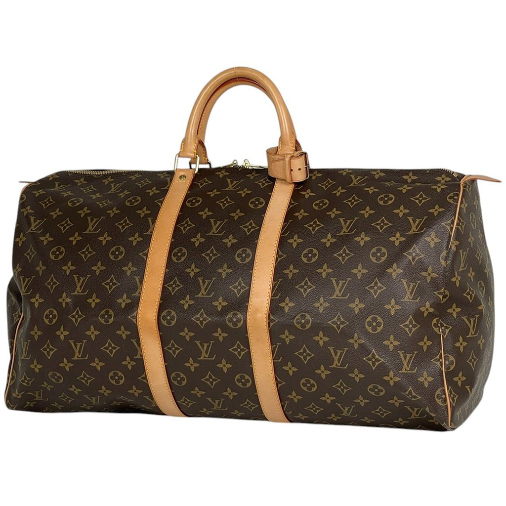 Louis Vuitton Keepall 55 Boston Bag Monogram Brown