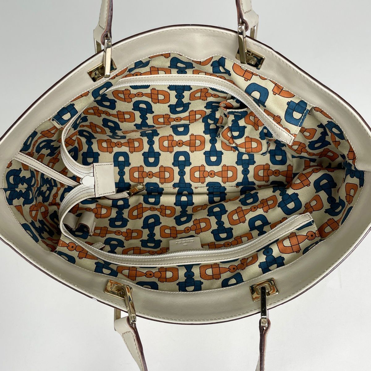 Gucci Tote Bag Guccissima Leather White — view 7
