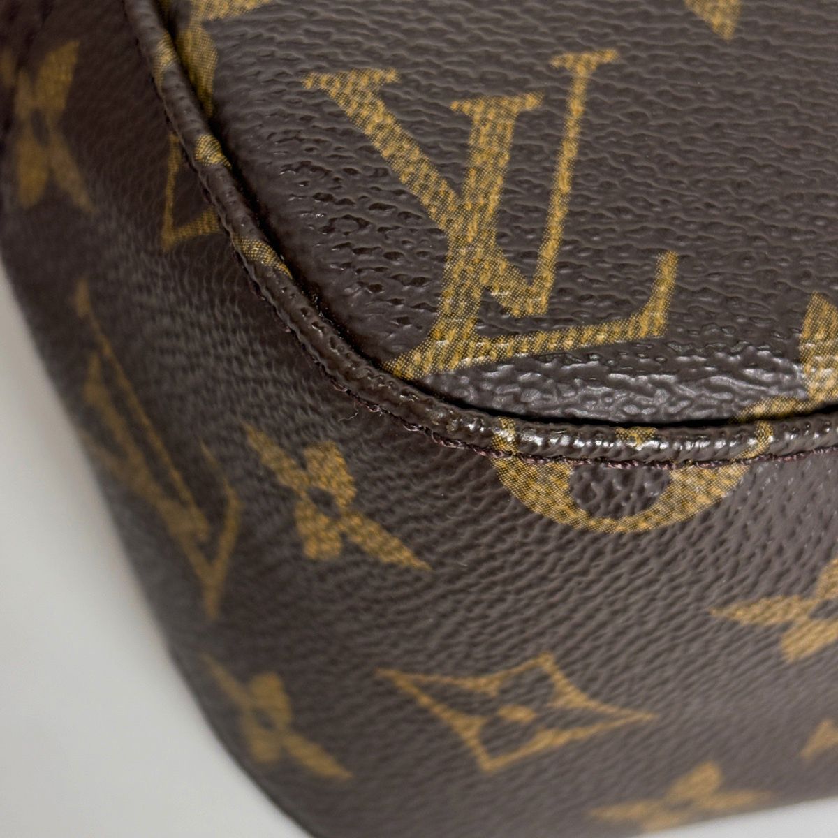 Louis Vuitton Spontini Handbag 2-Way Monogram Brown — view 3
