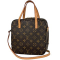 Louis Vuitton Spontini Handbag 2-Way Monogram Brown