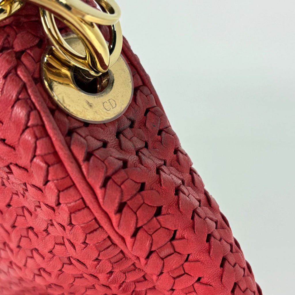 Dior Shoulder Bag Braided Leather — view 4