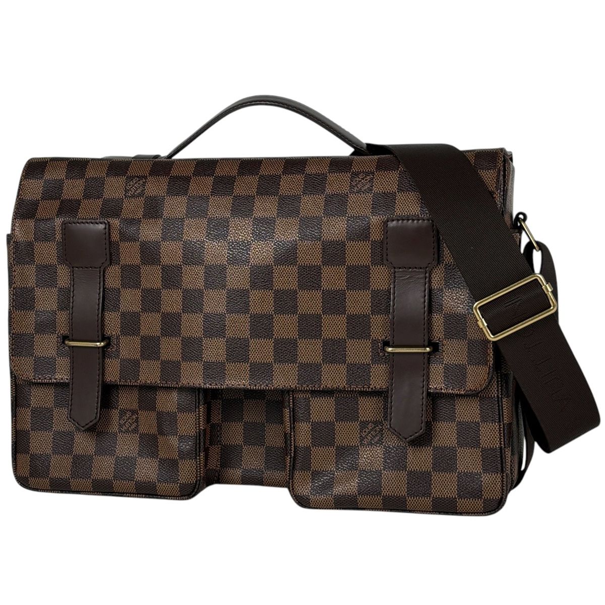 Louis Vuitton Broadway Shoulder Bag Damier Brown