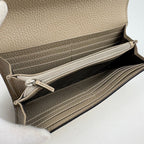 Gucci Wallet Double G Bicolor Continental Beige — view 5