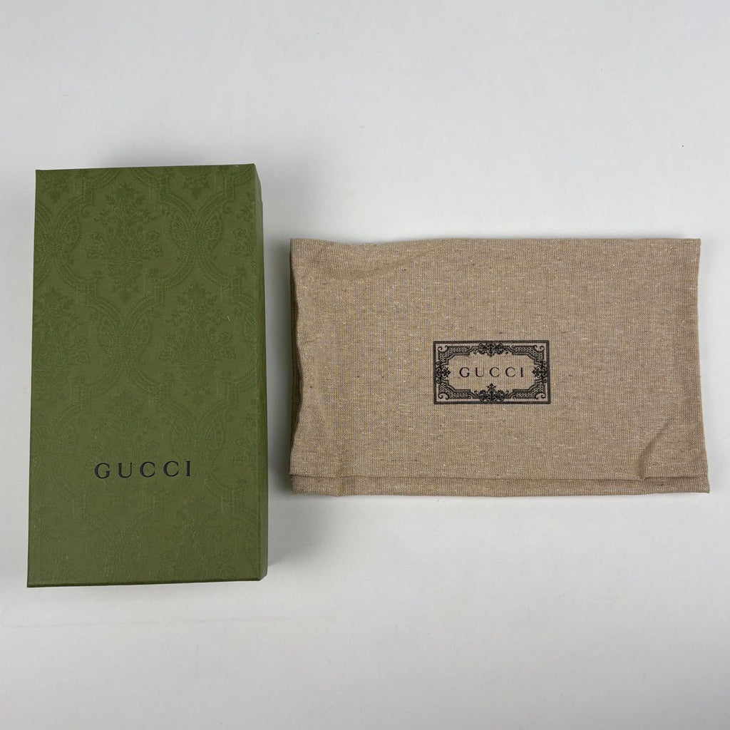 Gucci Wallet Double G Bicolor Continental Beige — view 8