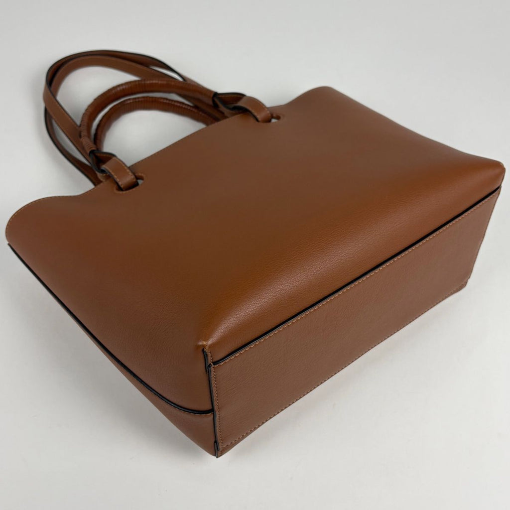 Loewe Handbag Anagram 2-Way Leather Brown — view 2