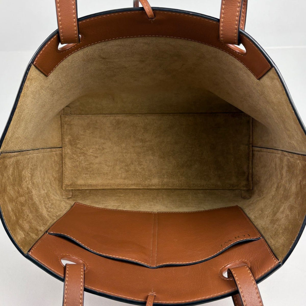 Loewe Handbag Anagram 2-Way Leather Brown — view 6