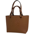 Loewe Handbag Anagram 2-Way Leather Brown