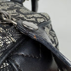 Dior Handbag Trotter Pattern Canvas Black — view 4