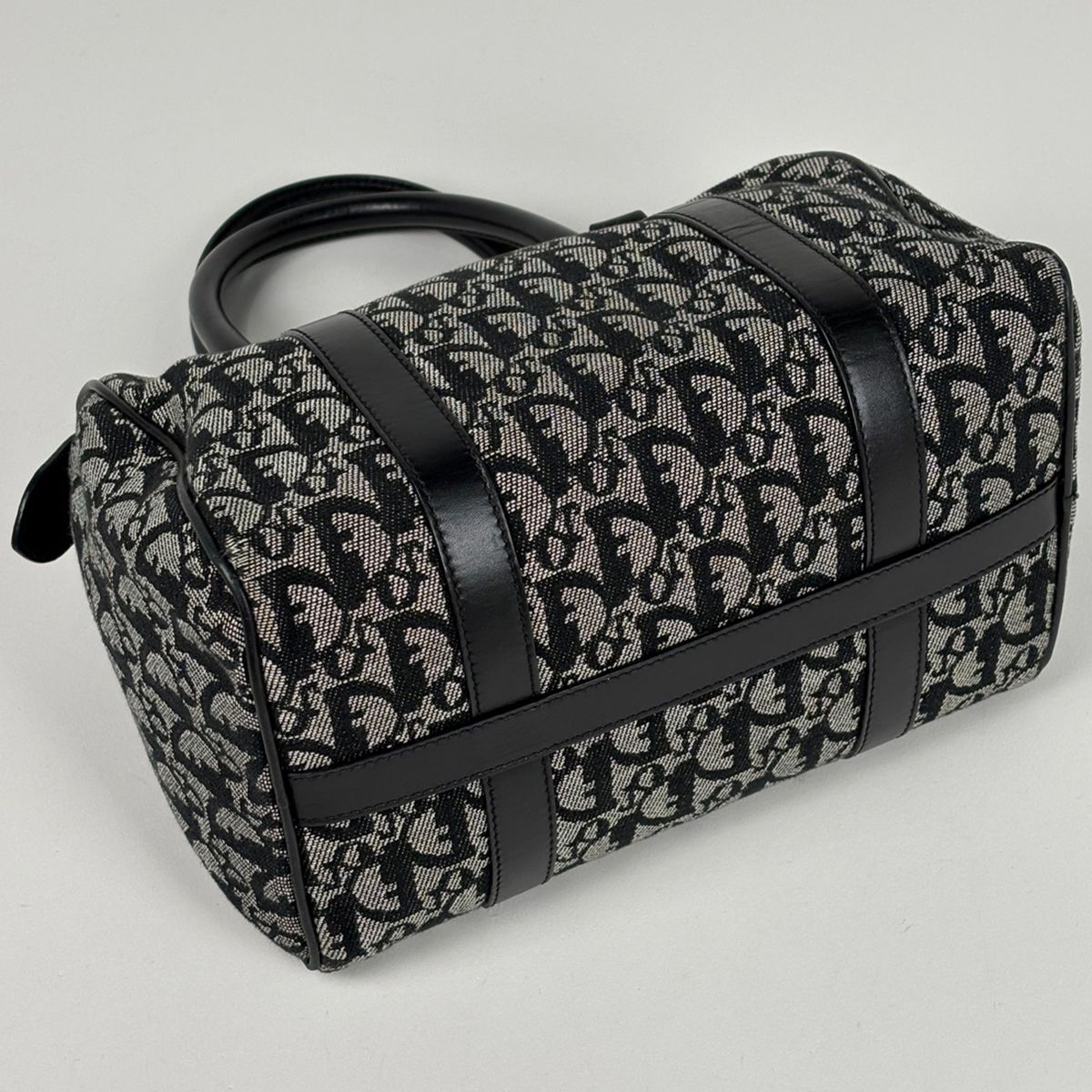 Dior Handbag Trotter Pattern Canvas Black — view 2