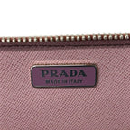 Prada Pen Case Pink Zip Around Leather — view 4
