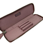 Prada Pen Case Pink Zip Around Leather — view 3