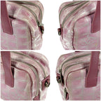 Chanel New Travel Line 2-Way Bag Pink Nylon Canvas CC Logo — view 5
