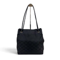 Gucci GG Nylon Canvas Shoulder Bag Tote Black