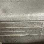 Chanel Wallet Quilted Beige Silver CC Logo Leather — view 8