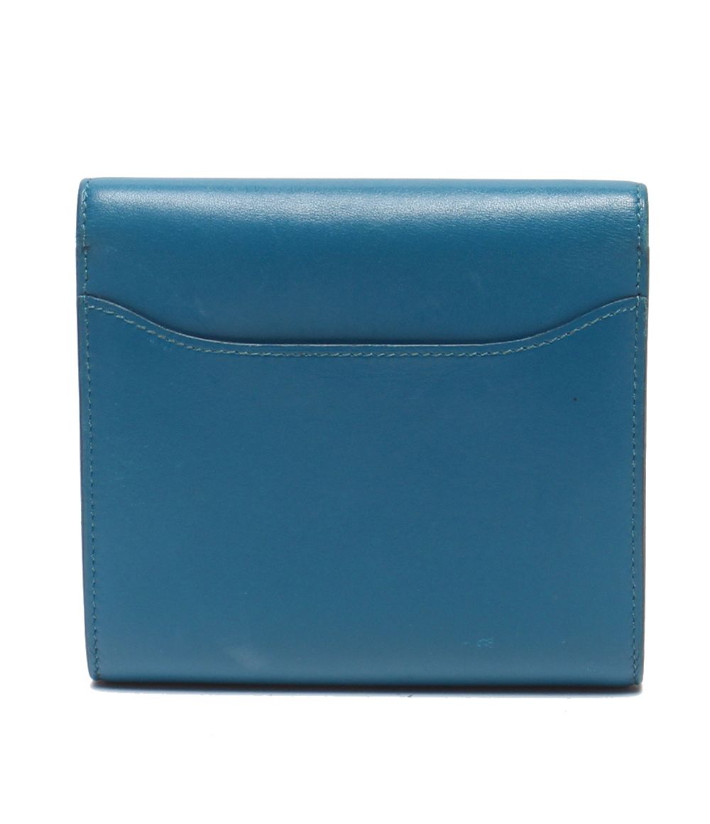Hermes Wallet Compact Silver Box Calf Constance — view 2