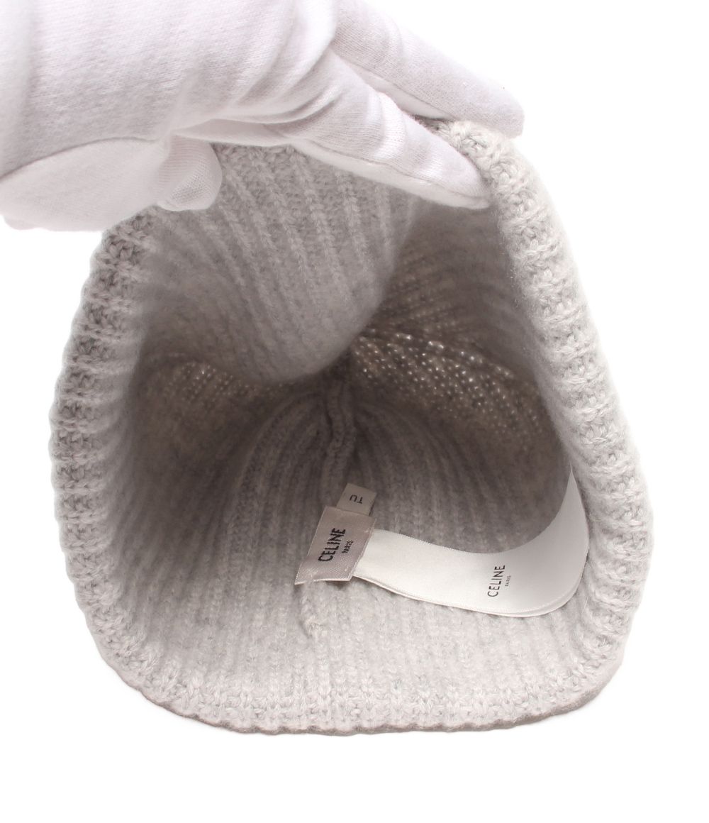 Celine Knit Hat Cashmere 100% Triomphe TU — view 3