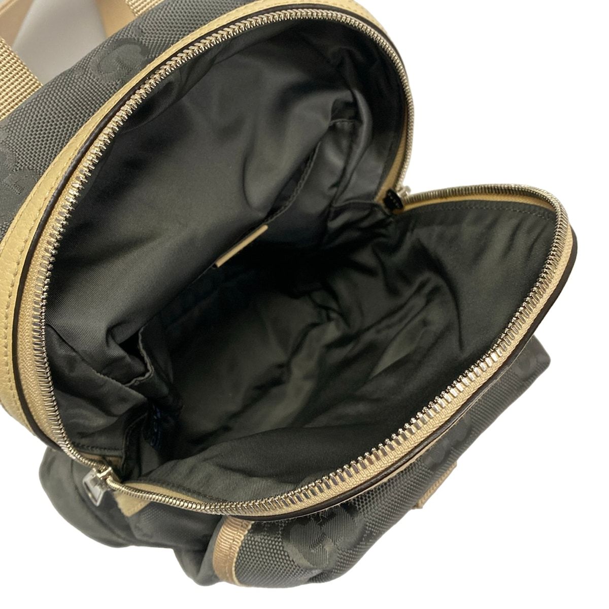 Gucci Bag Off the Grid Dark Gray Beige Leather — view 7