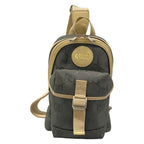 Gucci Bag Off the Grid Dark Gray Beige Leather