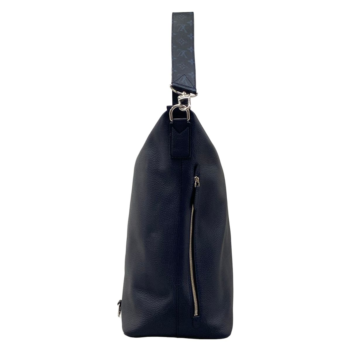 Louis Vuitton Shoulder Bag Taurillon Eastside Duffle Andigo Blue Leather — view 2