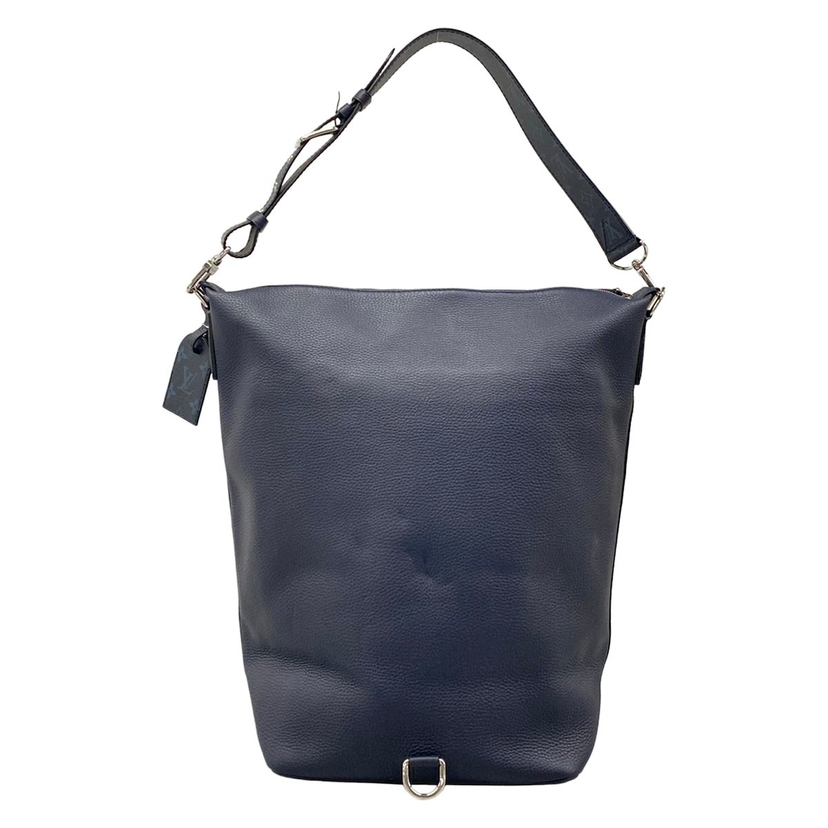 Louis Vuitton Shoulder Bag Taurillon Eastside Duffle Andigo Blue Leather — view 3