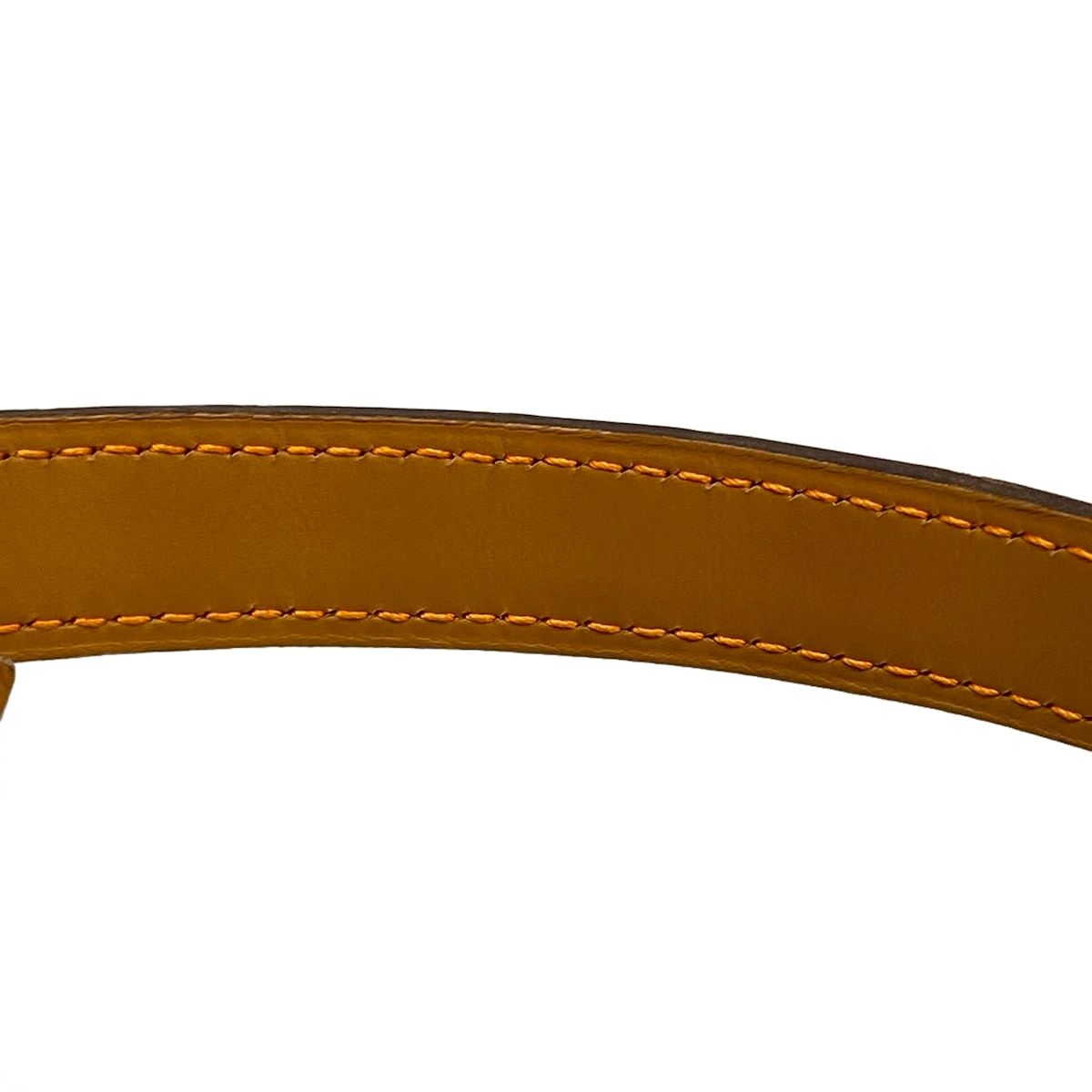 Hermes Belt 70 Orange Silver — view 6