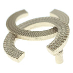 Chanel CC Logo Brooch Pin Badge Gold — view 3
