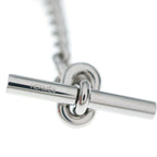 Hermes Teorem Bracelet Black Silver Metal Buffalo Horn — view 5