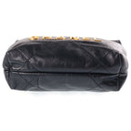 Chanel 22 Quilted Chain Shoulder Bag Black — view 4