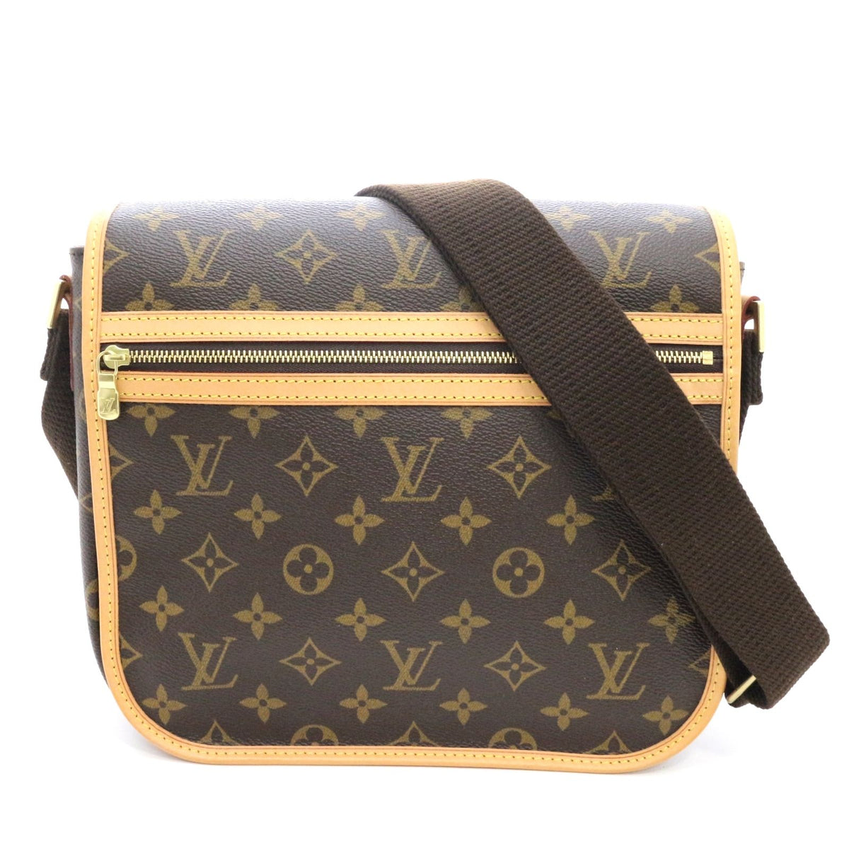 Louis Vuitton Messenger Bosphore PM Shoulder Bag Monogram Canvas Brown