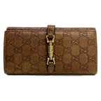 Gucci Wallet New Jackie Brown Leather
